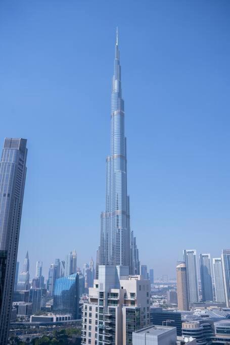 Luxury Burj Khalifa View - Mins Walking Dubai Mall Daire Dış mekan fotoğraf